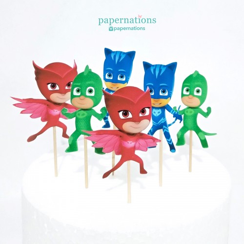 PJ Masks Cupcake Toppers